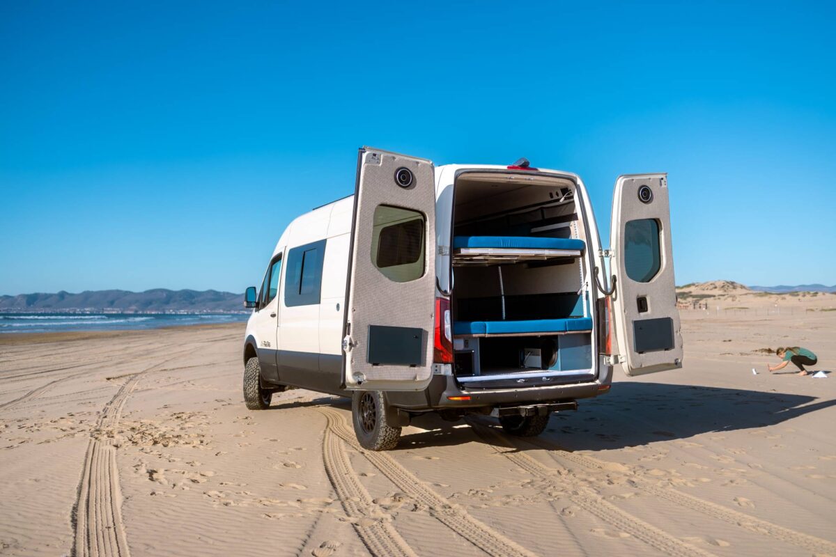 Sand Color Sprinter Van 2019 Sprinter 170 4x4 2500 Pebble Gray - Tide 3 | Field Van